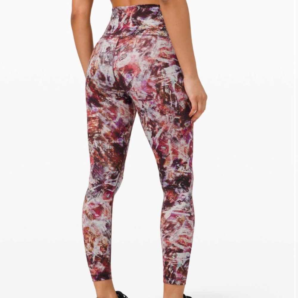 Lululemon Wunder Train High-Rise Tight 25” Urbantricity Multi Size 4